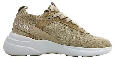 Imagen del producto de Guess: Zapatos deportivos para mujer, tipo cordones, color dorado, para uso casual
