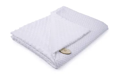 Obrázek produktu pro Deka Minky Puntík v bílé