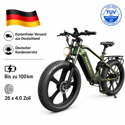 Produktbild von 26 Zoll Fat-E-Bike PE900 mit 250W Motor, 52V20Ah Akku, hohe Reichweite bis 100km