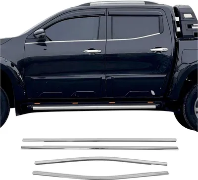 Immagine prodotto di Modanature per finestre per Mercedes Classe X 2017-2020 in acciaio inox cromato 4pcs