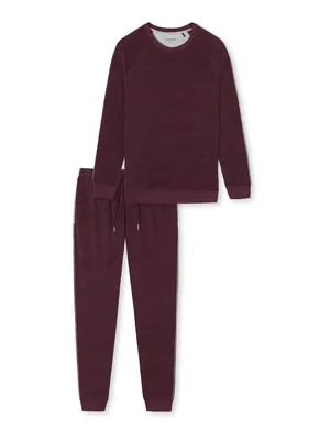 Produktbild von Schiesser Herren Schlafanzug lang ST burgund 056