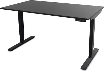 Produktbild von ASSMANN Elektrisch höhenverstellbarer Schreibtisch Y-Line Schwarz Schwarz, 140x70cm, Memoryfunktion, Kollisionsschutz, 2-fach-Motorik