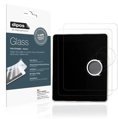 Produktbild von 2x Schutzfolie für Nivona NICR 970 matt - Anti-Shock 9H Folie dipos Glass Kunststoffglas
