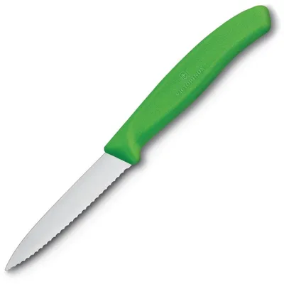 Produktbild von Victorinox SwissClassic 6.7636, Schälmesser, Edelstahl, Edelstahl, Grün, Polypropylen, 22 g