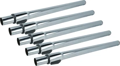 Produktbild von vhbw 5x Staubsaugerohr kompatibel mit AEG Staubsauger - 32mm Anschluss, 58 - 96cm verchromt