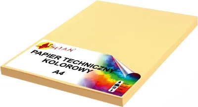 Obrázek produktu pro Technický papír A4 160g krémový kamzík 50 listů