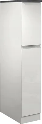 Produktbild von Dmora Küchenschrank Quintino 30x60x165 cm Weiß 4 Regale