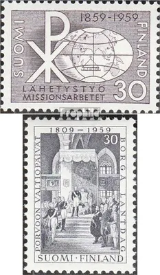 Produktbild von Briefmarken Finnland 1959 Mi 503,504 (kompl.Ausg.) postfrisch Finnische Heidenmission