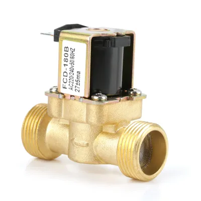 Obrázok produktu pre G3/4 2-cestný prívod vody N/C Normálne uzavretý tlak Elektrický elektromagnetický ventil AC 220 V FCD-180B