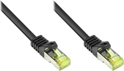 Image de Câble de raccordement Cat. 7, 25 m, S/FTP, sans halogène, noir