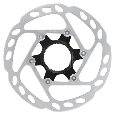 Produktbild von Shimano 140mm Bremsscheibe SM-RT64-SS Center Lock mit Verschlussring Fahrrad