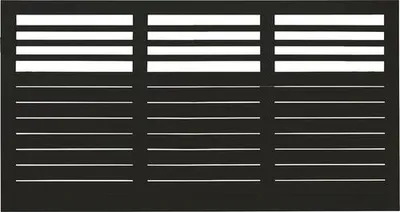 Immagine prodotto di Recinzione anteriore PLUS Decora 180 x 95 cm RAL 9005 nero