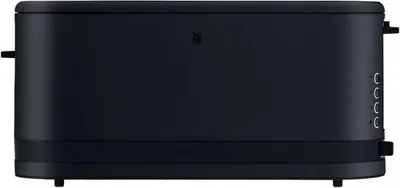 Produktbild von WMF KÜCHENminis Langschlitztoaster, Deep Black Design, 2-Scheiben-Toaster, Kompakt, Für 2 XXL-Toasts oder eine extralange Brotscheibe, Hochwertiges Edelstahl-Gehäuse, 7 Bräunungsstufen, 0414120071