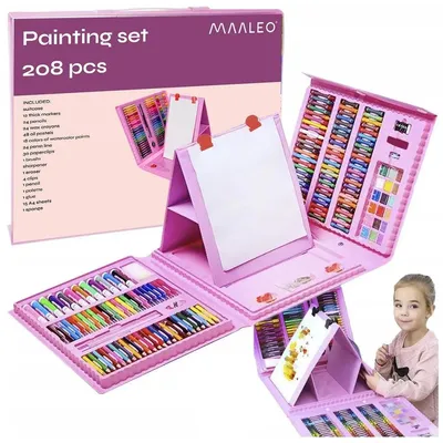 Immagine prodotto di Set pittura 208 pezzi in valigia