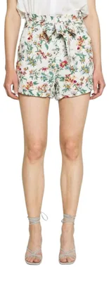Produktbild von Tommy Hilfiger Frauen Printed Paperbagn floral Shorts luftig für den Sommer S