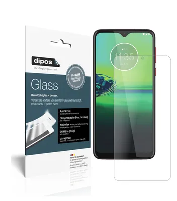 Produktbild von 1x Schutzfolie für Motorola Moto G8 Play matt - Anti-Shock 9H Folie dipos Glass Kunststoffglas