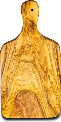 Produktbild von Schneidebrett Olivenholz Holz ca. 30cm Küchenbrett Brotzeit Schneidbrett