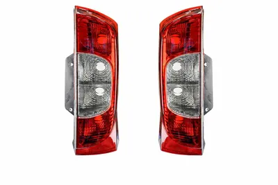 Image de Feu arrière pour Fiat Fiorino Qubo 2008-2024 gauche et  droite pour porte arrière battante verticale sans support de lampe
