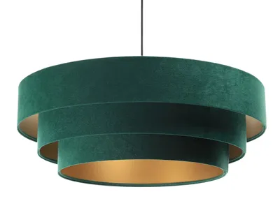Zdjęcie produktu dla Lampa wisząca TRIO zielona/złota
