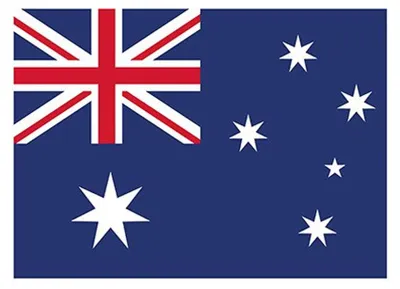 Produktbild von Printwear - Fahne, Polyester, Australien LT2884 (150 cm x 90 cm) (Blau/Rot/Weiß)