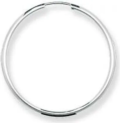 Produktbild von 925 Sterling Silber Damen - Paar Creolen - 30mm; WJS14913