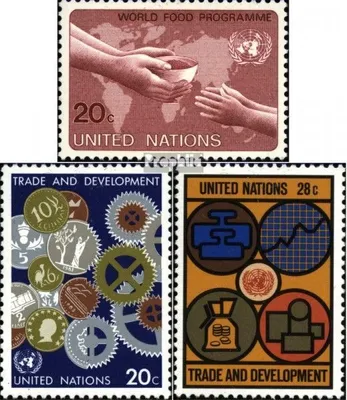 Produktbild von Briefmarken UNO - New York 1983 Mi 419,420-421 (kompl.Ausg.) postfrisch Sondermarken
