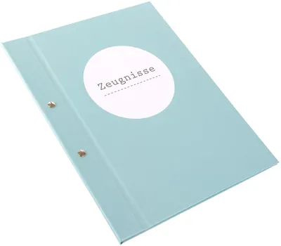 Produktbild von GOLDBUCH Zeugnismappe A4 pastell türkis