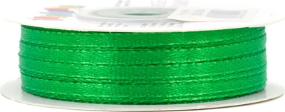 Produktbild von Satinband 3mm x 50m Rolle Grün