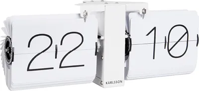 Produktbild von Karlsson KA5602WH - Flip Clock