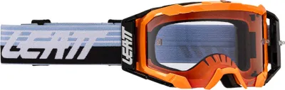 Immagine prodotto di Maschera motocross LEATT Velocity 5.5 Cryztal arancio nero lente viola 75%