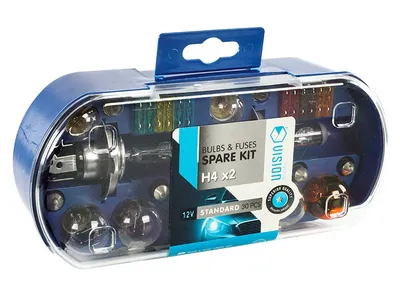 PREMIUM 4GF AMPOULE 6本セット Zasobnik H7 12V 55W + H1 12V 55W + 28 elementów