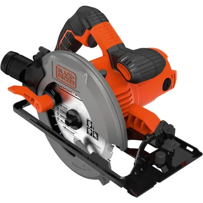 Image de Black & Decker CS1550K, bois, noir, métallique, orange, 19 cm, 5500 tr/min, 6,6 cm, 1,6 cm
