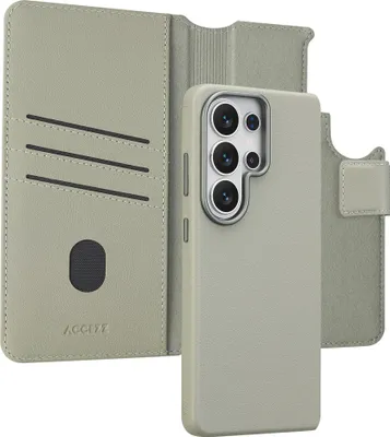 Immagine prodotto di Libreria in pelle Accezz 2 in 1 con MagSafe per Samsung Galaxy S26 Ultra - Grigio chiaro