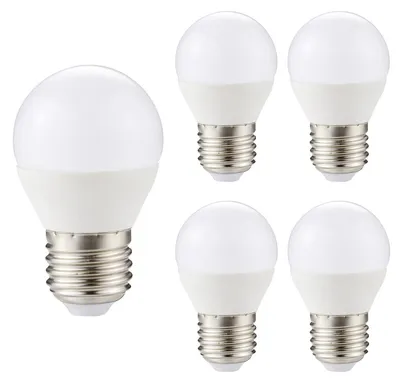 Produktbild von Kobi E27 LED Kugellampe 4,5W 420lm 6000K 230V 5 Stück