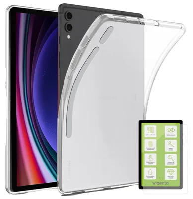Image de Pour Samsung Galaxy Tab S10 Plus / S9 Plus / FE Plus / S8 Plus et FE : coques, étuis et housses pour tablette + verre H9