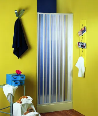 Produktbild von FORTE Falt-Nischendusche "Rimini", 80- 100 x 185 cm