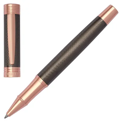 Produktbild von Cerruti Zoom Tintenroller Gunmetal mit Diamant, Ø 12 mm, 136 mm lang