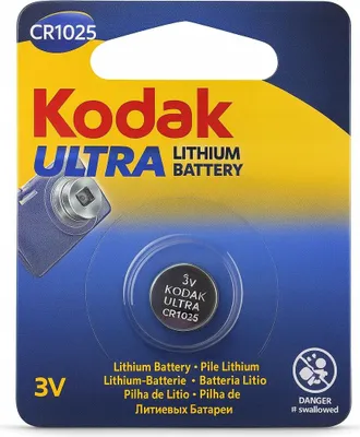 Zdjęcie produktu dla Bateria Litowa Guzikowa KODAK 3V 3 V CR 1025 DL1025 1025 1szt. / CR1025