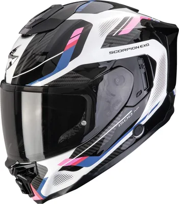 Produktbild von Scorpion Exo-1500 Air Sleek Helm, schwarz/weiß/pink, S  (55/56)
