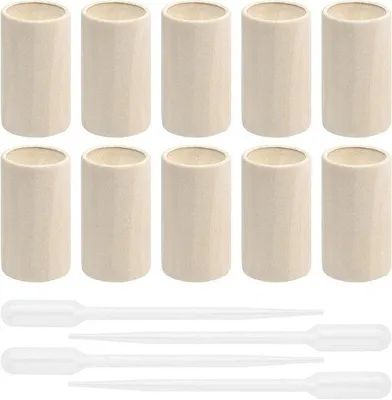 Imagen del producto de Difusor de madera para aceites esenciales - 10 unidades - Ambientador natural para espacios - Aromaterapia para interiores - Difusor de madera para uso prolongado