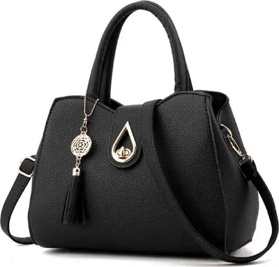 Produktbild von Damen-Schultertasche aus Kunstleder, Umhängetasche aus Kunstleder