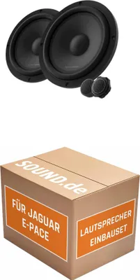 Produktbild von Lautsprecher Boxen Einbaupaket Front Harman Kardon FLOW 601CFS passend für Jaguar E-Pace | 2x Tief-Mitteltöner 360W MAX