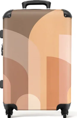 Produktbild von NoBoringSuitcases.com - Großer Koffer Damen - Reisekoffer mit 4 Rädern XL - Trolley auf Rädern 72 Liter - Rollkoffer große Frauen - Geräumiges Gepäck valise 20kg - Valises für Erwachsene groß - Originelles Geschenk für Frauen - Reisegepäck & ReisezubehörKoffer Mittelgroß 67x43x25 cm, 72L,