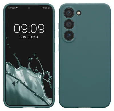 Produktbild von kwmobile Handyhülle für Samsung Galaxy S23 Hülle - weiches Handy Silikon Case - Schutzhülle Cover - Arctic Night