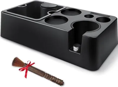 Produktbild von Famanu Tamperstation 51 mm 54 mm 58 mm mit Abklopfbehälter - 8-in-1 Funktion