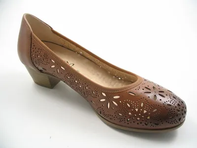 Produktbild von Caprice Damen  Pumps, Trotteur braun Gr. 31/2
