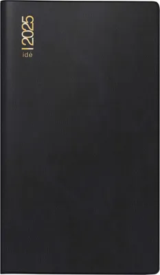 Produktbild von rido/idé 7012212905 Taschenkalender Modell TM 17/contacter (2025)| 2 Seiten = 1 Woche| A6 quer| 128 Seiten| Kunststoff-Einband| schwarz