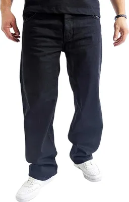 Produktbild von DADA Supreme Loose Fit Jeans mit Print Baggy Pants  Größe: 36W