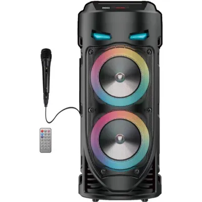 Produktbild von Bluetooth Karaoke Lautsprecher – Tragbarer Speaker mit LED Lichtshow & Eco Modus