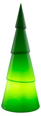 Runde Gartenleuchte 75 cm, LED, warmweiß, wetterfest